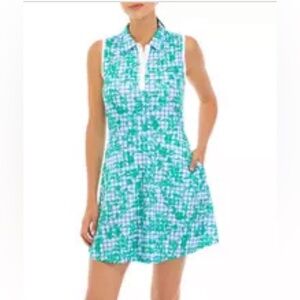 Pro Tour Gingham Floral Athletic Dress, medium